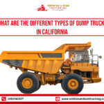 What are the different types of dump trucks in California?