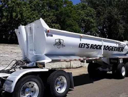 End dump hauling for demolition debris, rock, and bulky materials