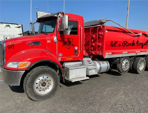Super 10 dump truck hauling for construction and tight-access projects