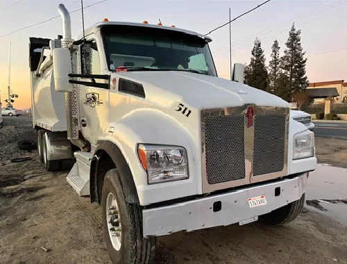 Super dump truck service for maximum legal payload hauling