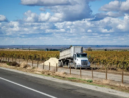 Construction dust control plan with water truck support in California