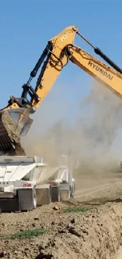 Easy dump truck booking and pricing for hauling projects